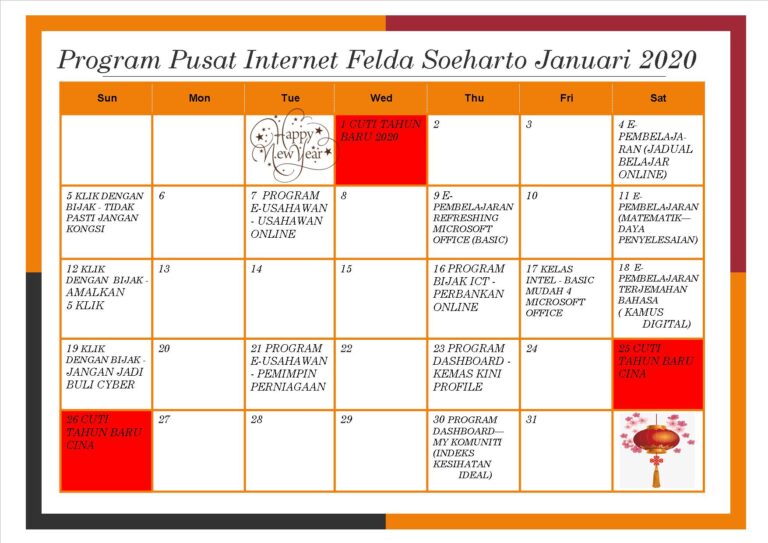JADUAL JAN 2020