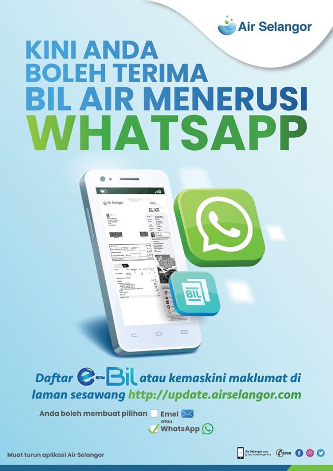 bil air selangor