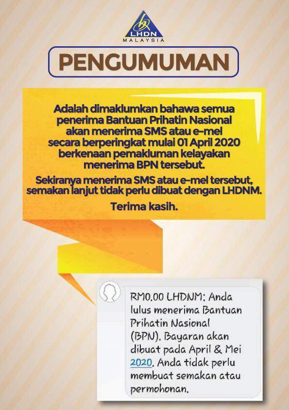 lhdn bsh