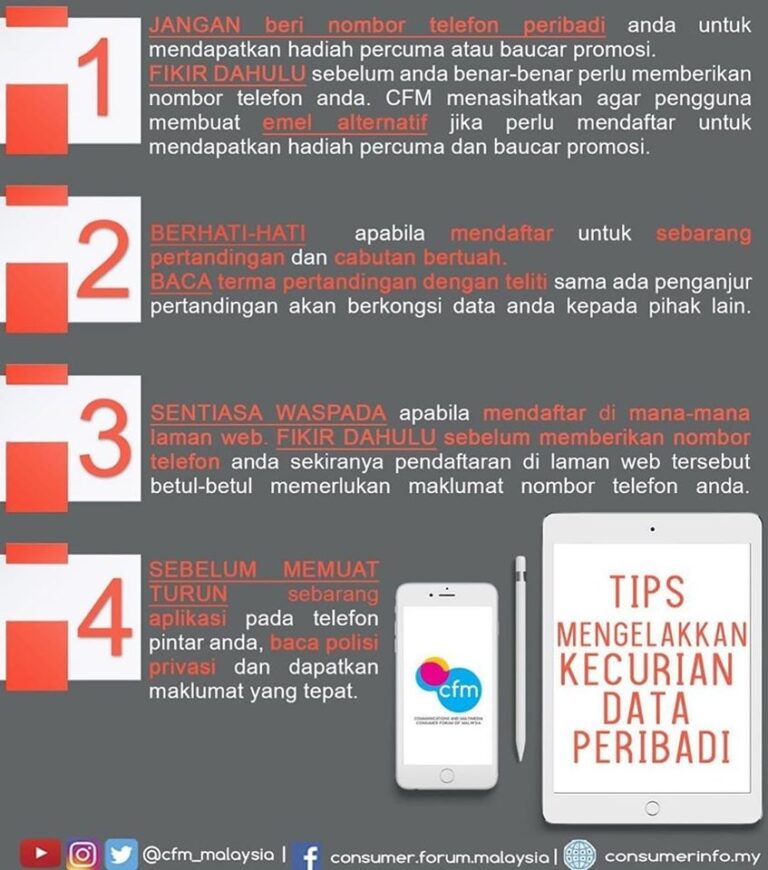 tip elak curi data