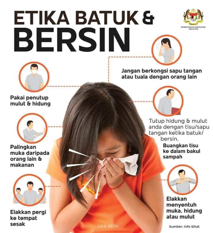 etika batuk bersin