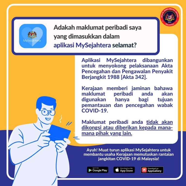 mysejahtera selamat
