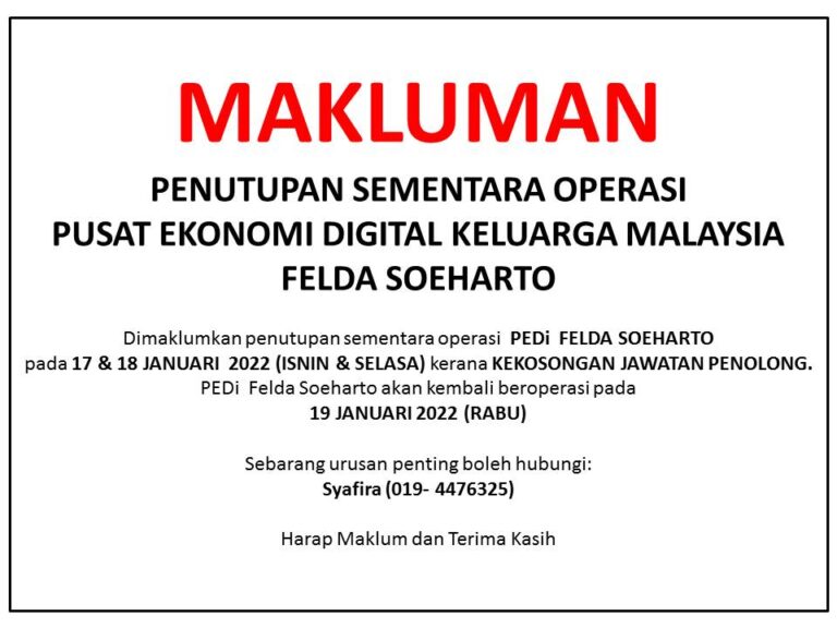 PENUTUPAN SEMENTARA