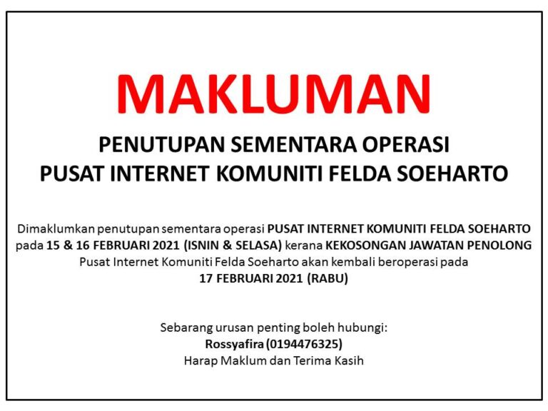 Notis makluman 1516