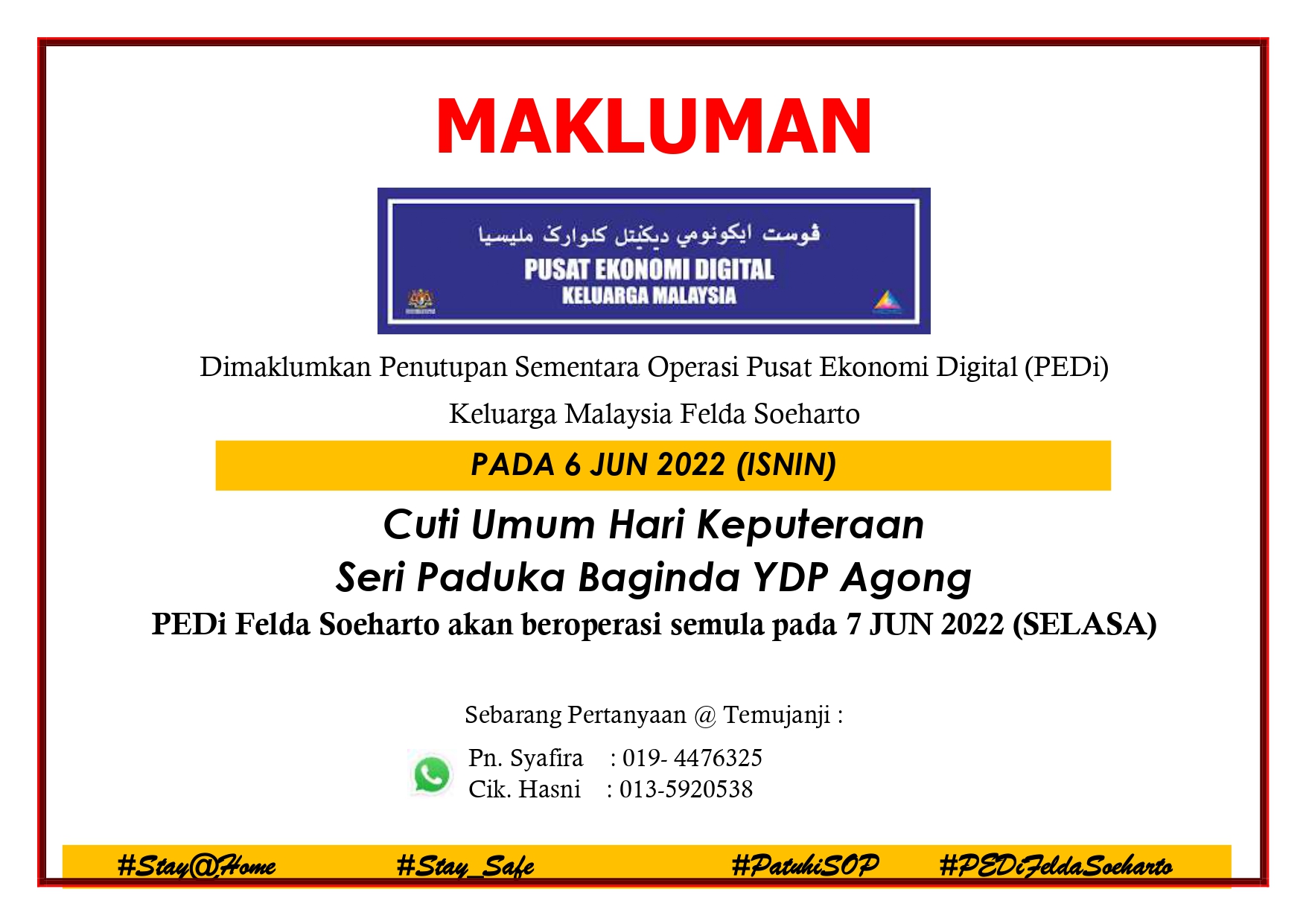 cuti hari KEPUTERAAN SERI PADUKA page 0001
