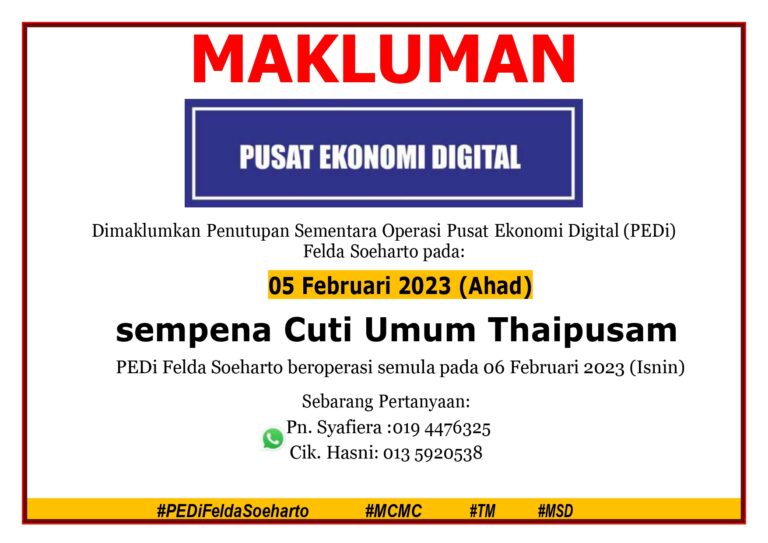 Notis tutup thaipusam page 0001